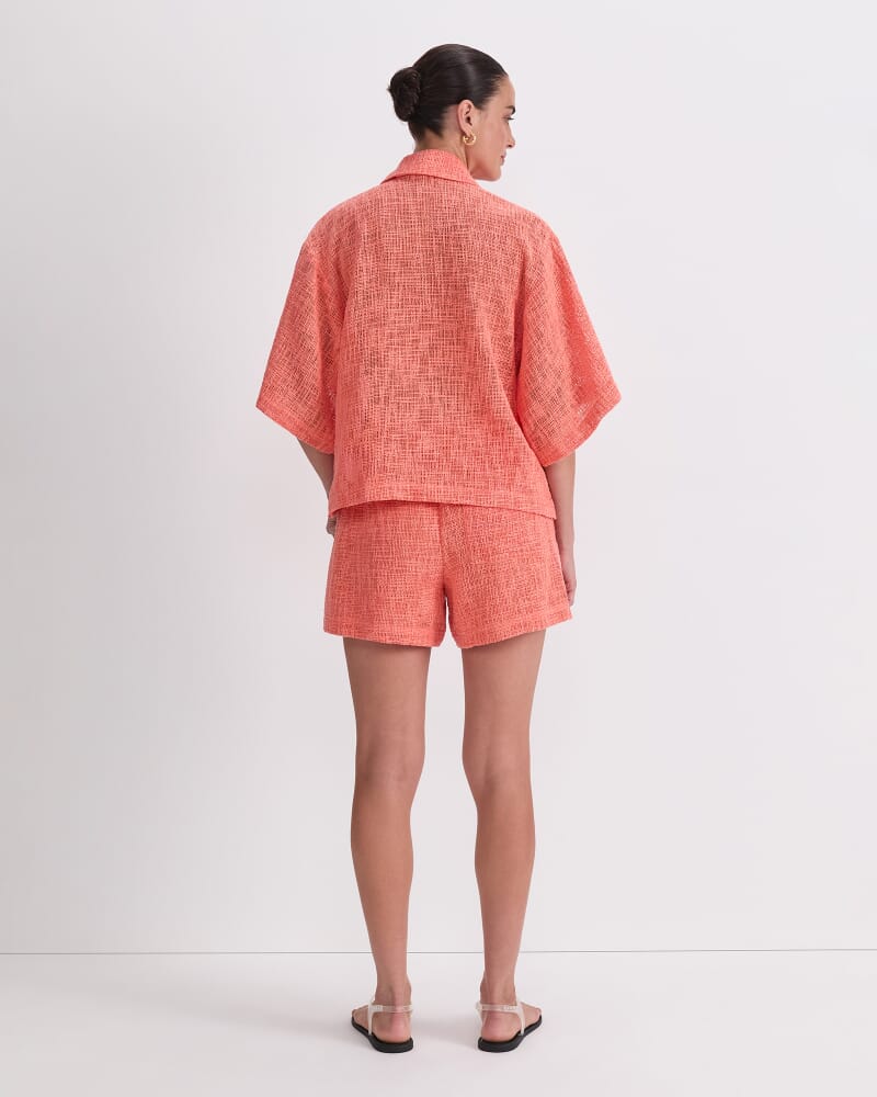 Holiday Shirt in TANGERINE