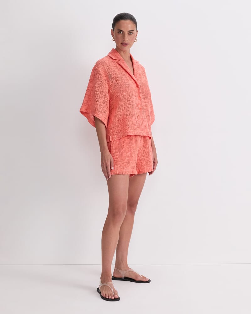 Holiday Shirt in TANGERINE