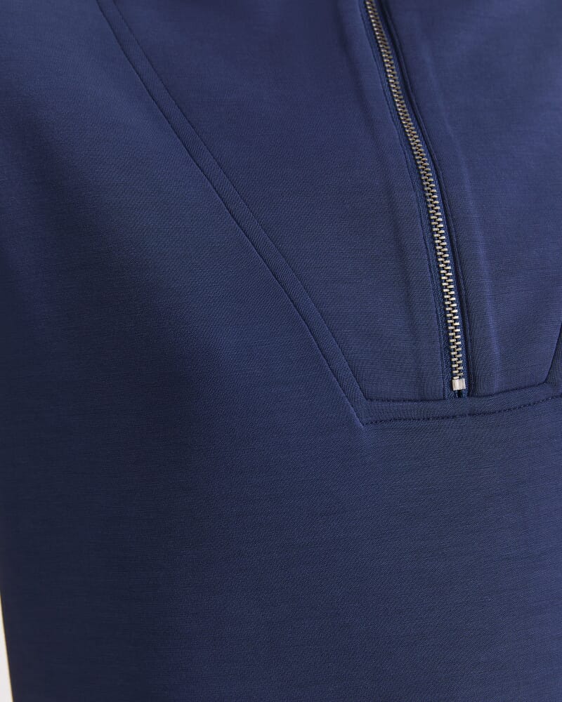 Kayla Sleeveless Track Top in NAVY