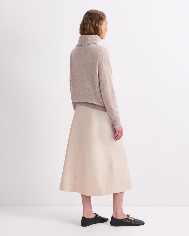 Sunshine Roll Neck Sweater in OATMEAL