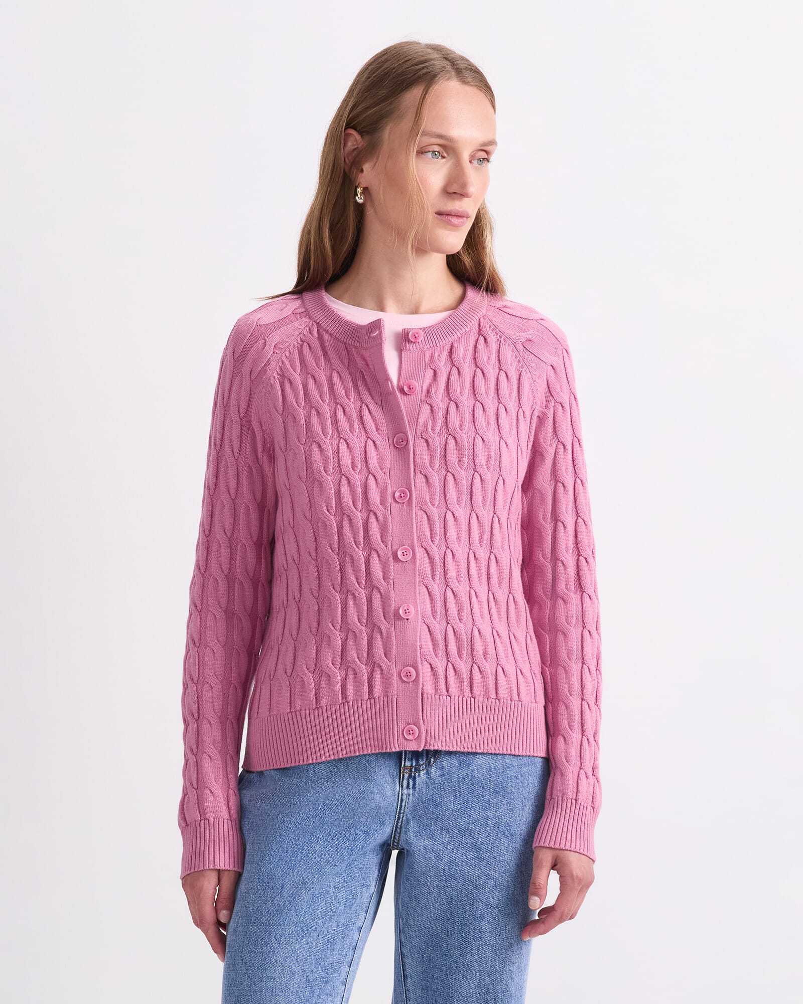 Merino Cable Cardigan