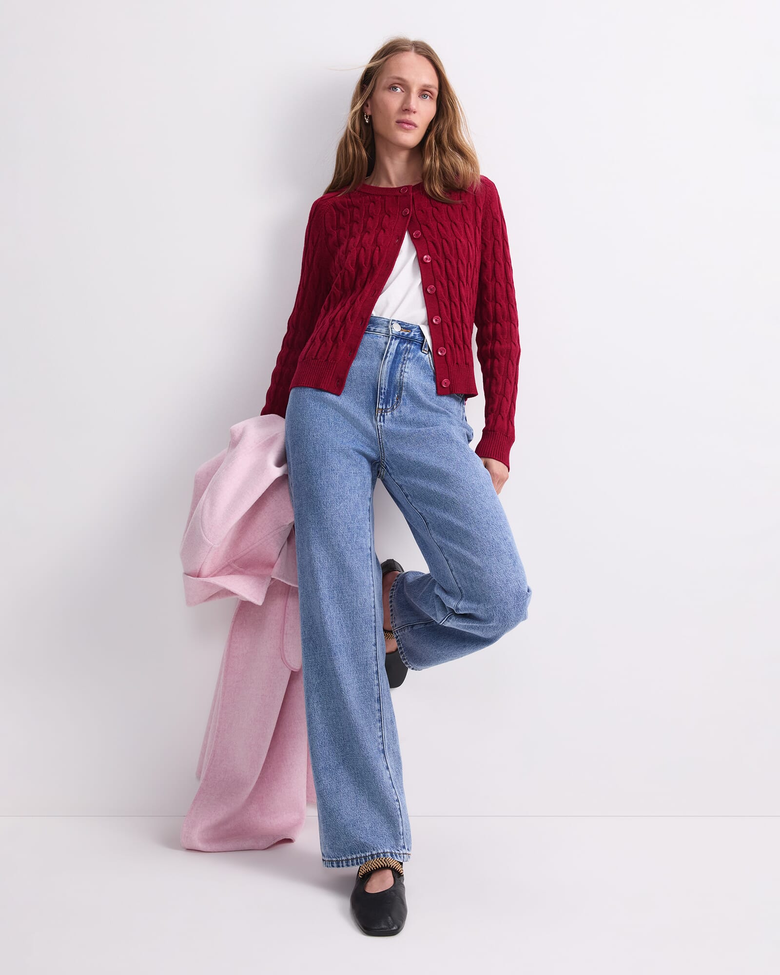 Merino Cable Cardigan