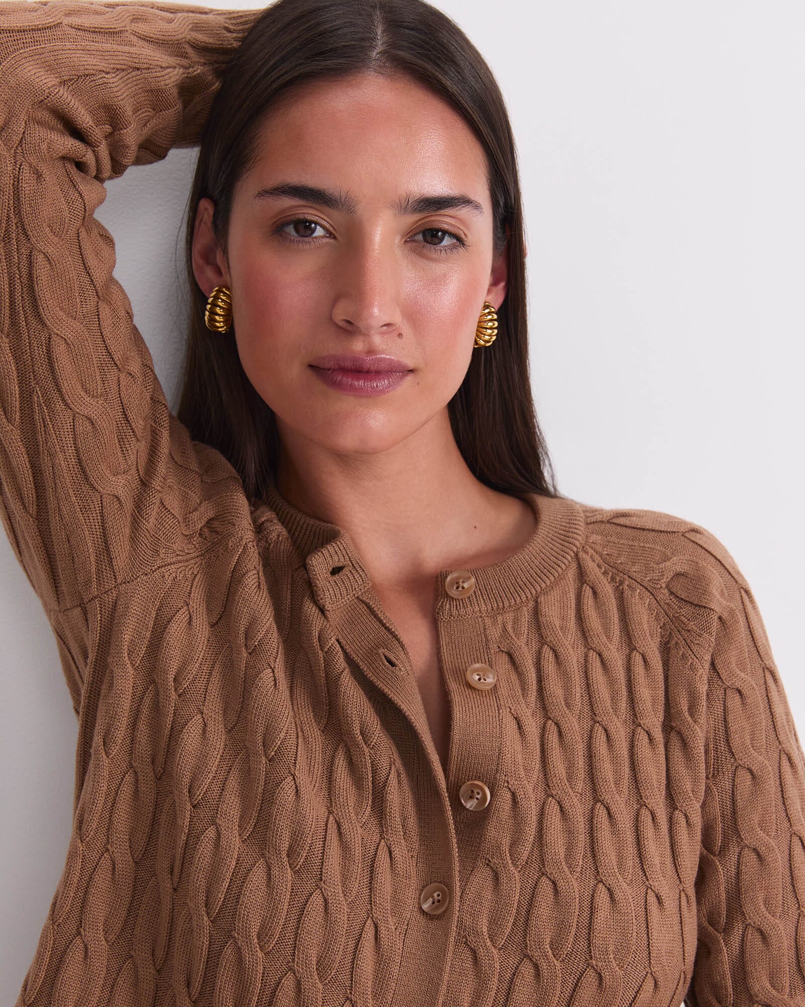 Merino Cable Cardigan