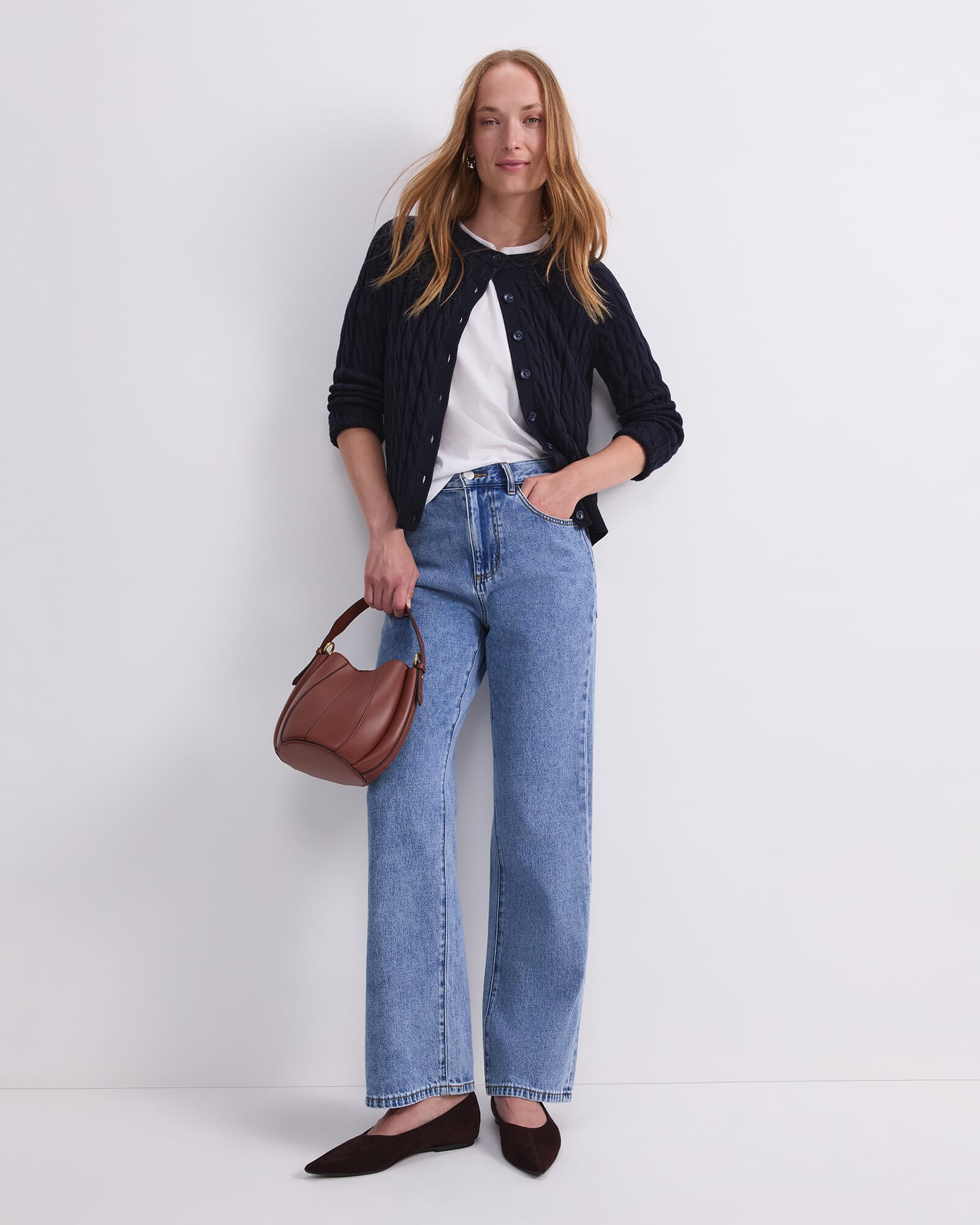 Merino Cable Cardigan