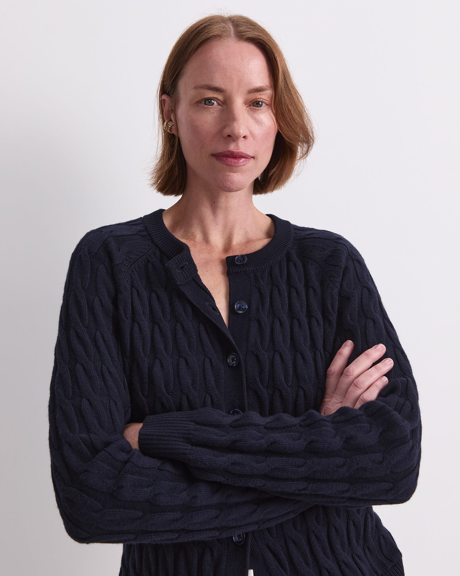 Merino Cable Cardigan