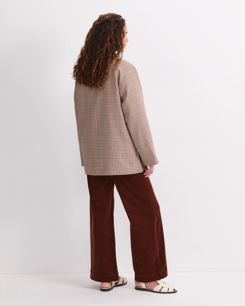 Sara Barn Jacket in MULTI CHECK