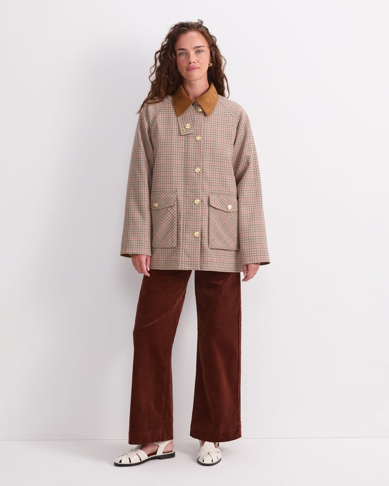Sara Barn Jacket in MULTI CHECK