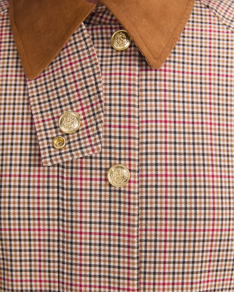 Sara Barn Jacket in MULTI CHECK