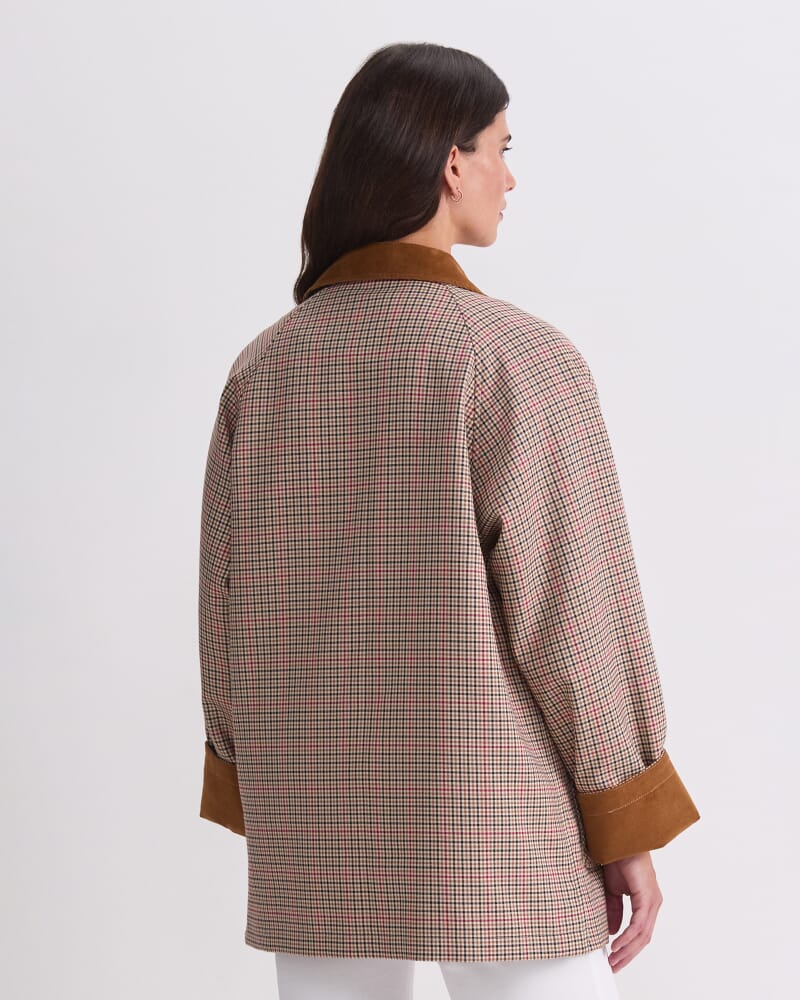 Sara Barn Jacket in MULTI CHECK
