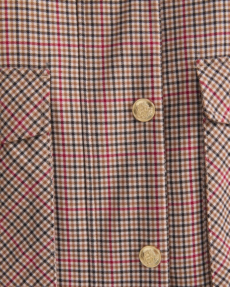 Sara Barn Jacket in MULTI CHECK