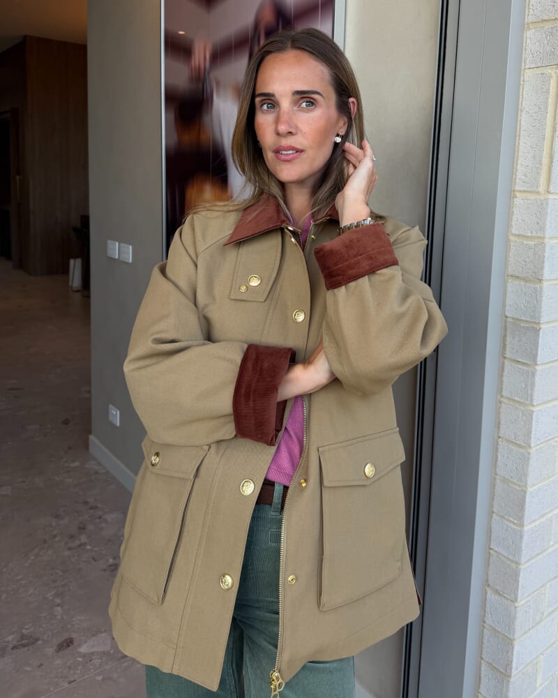 Tate Barn Jacket in TAN