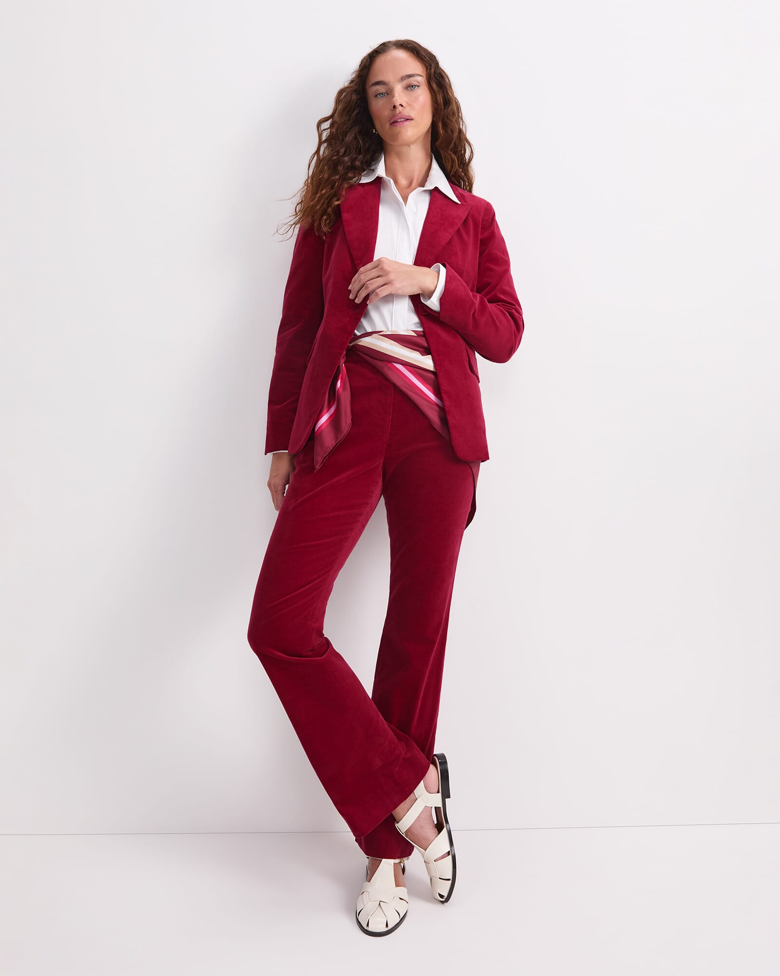 Thea Velvet Blazer