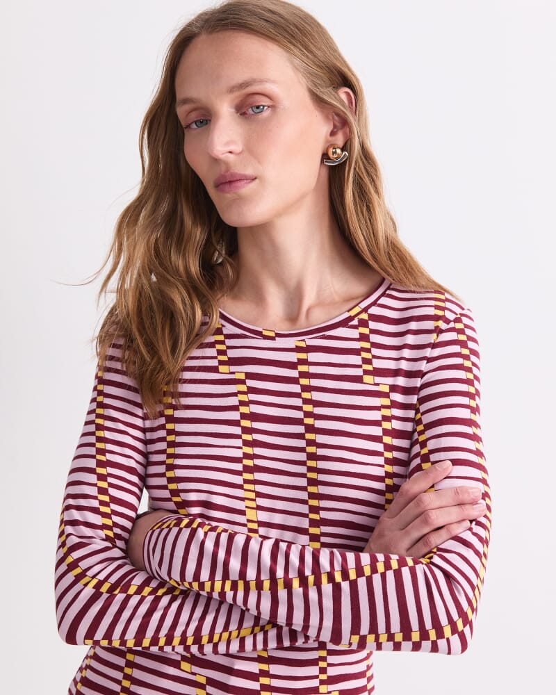 Rani Long Sleeve Magic Tee in SUNSET