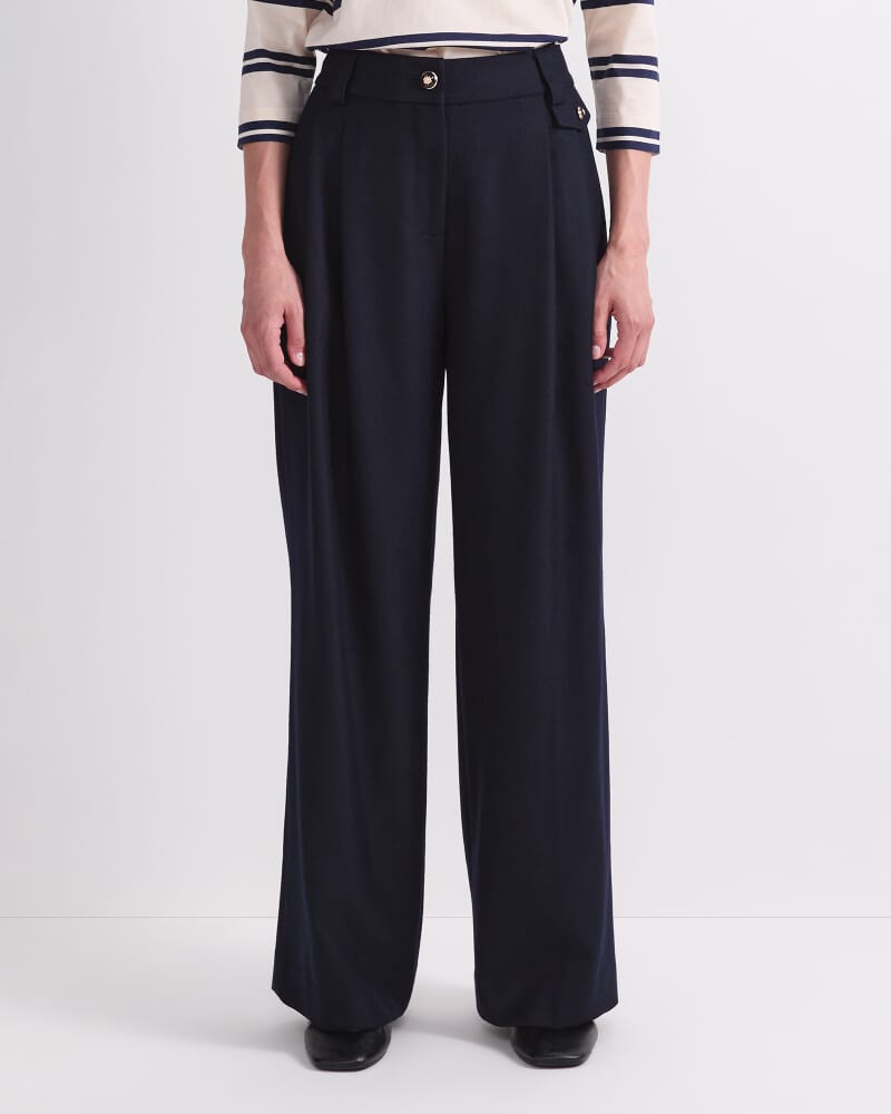 Frankie Twill Pant in NAVY