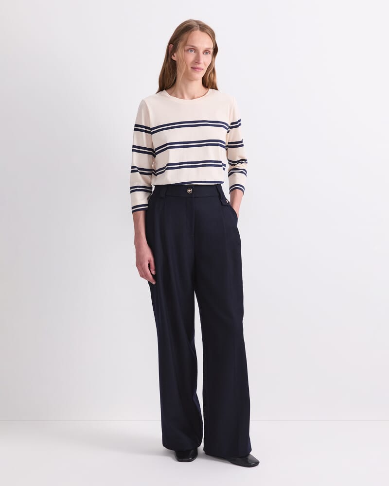 Frankie Twill Pant in NAVY