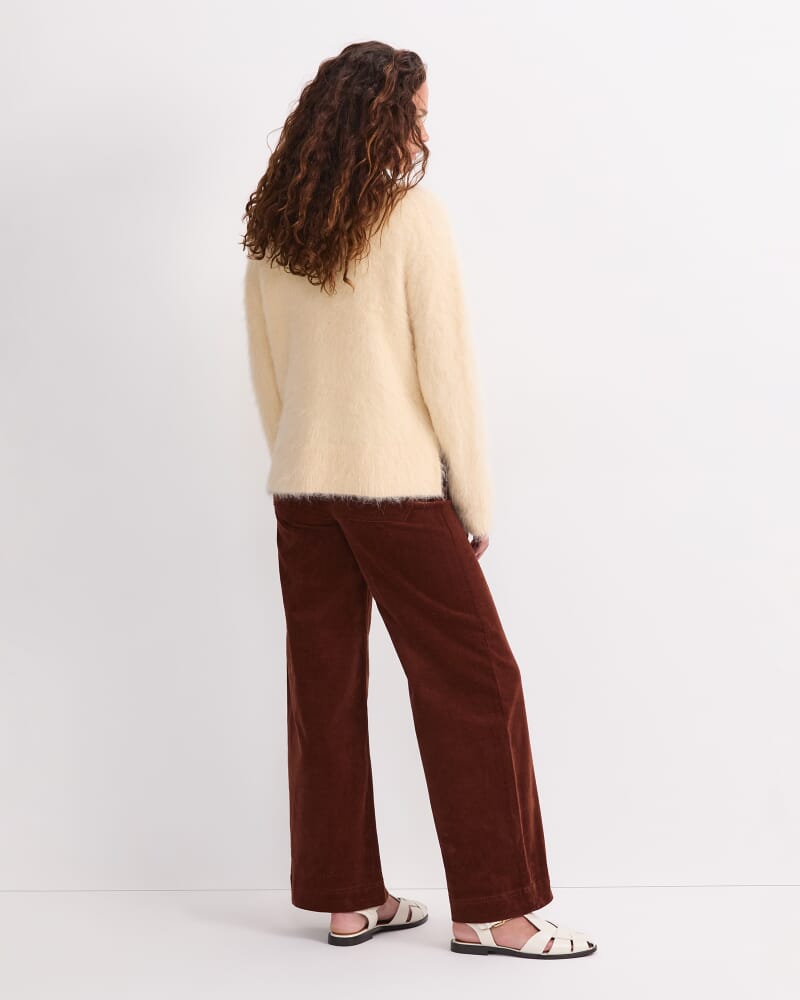 Alpaca Blend Sweater in AMBER