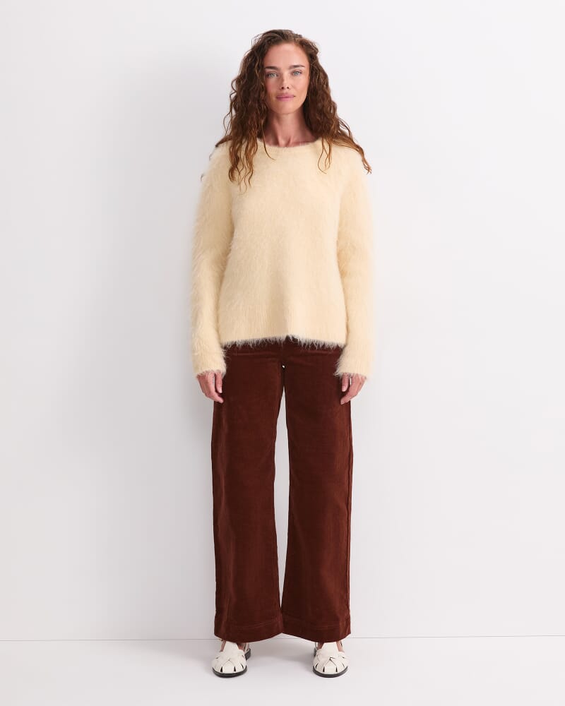 Alpaca Blend Sweater in AMBER