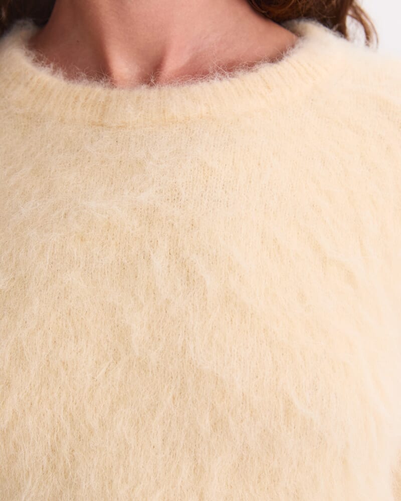 Alpaca Blend Sweater in AMBER