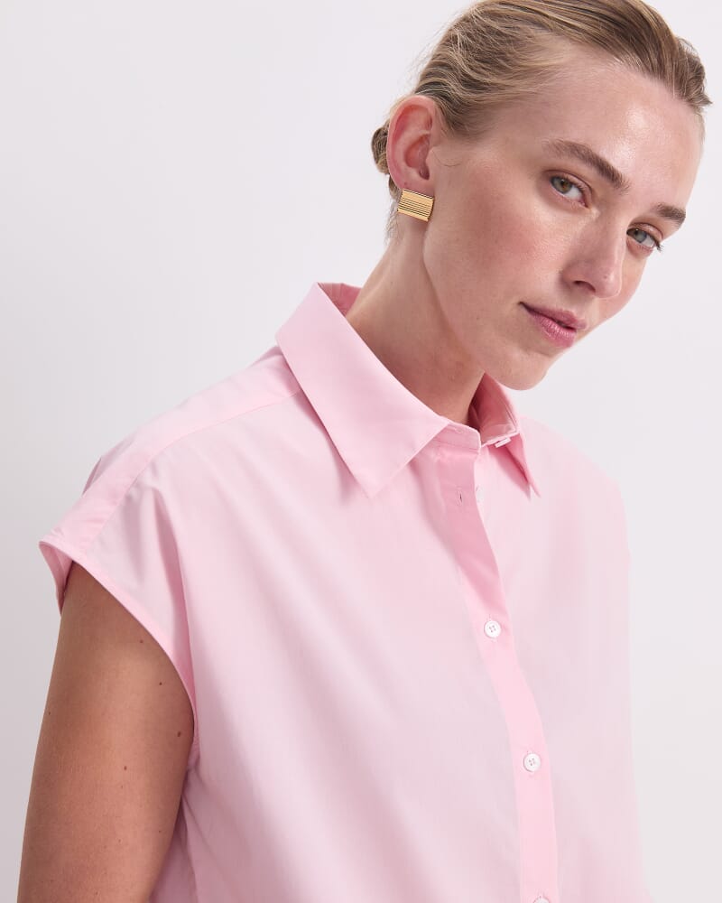 Mara Cotton Shirt in PINK