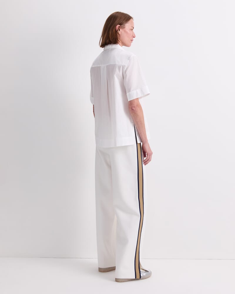 Navigator Short Sleeve Shirt in WHITE