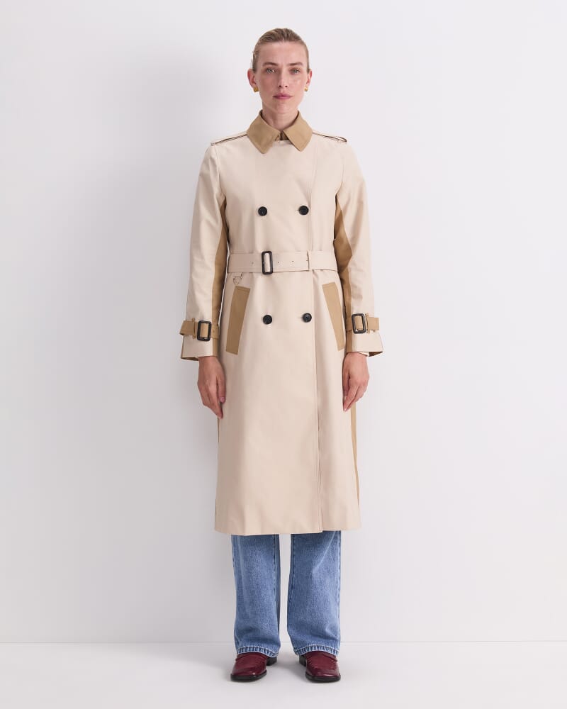 Audrey Splice Trench in PUTTY