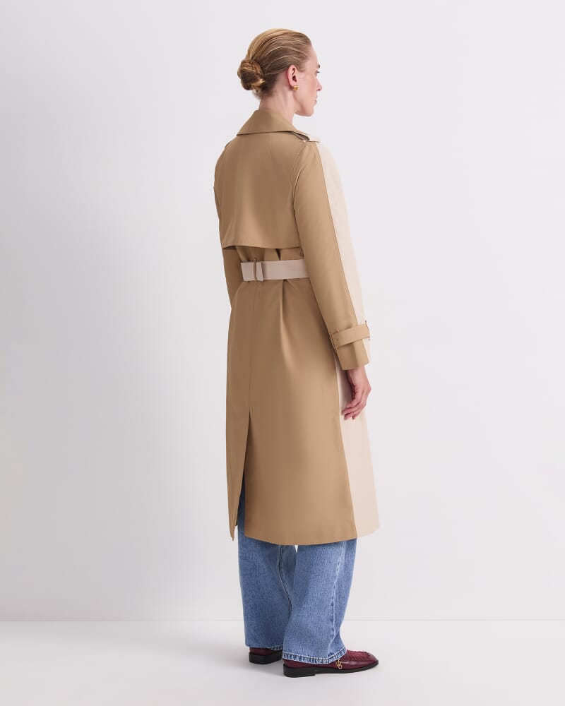 Audrey Splice Trench in PUTTY