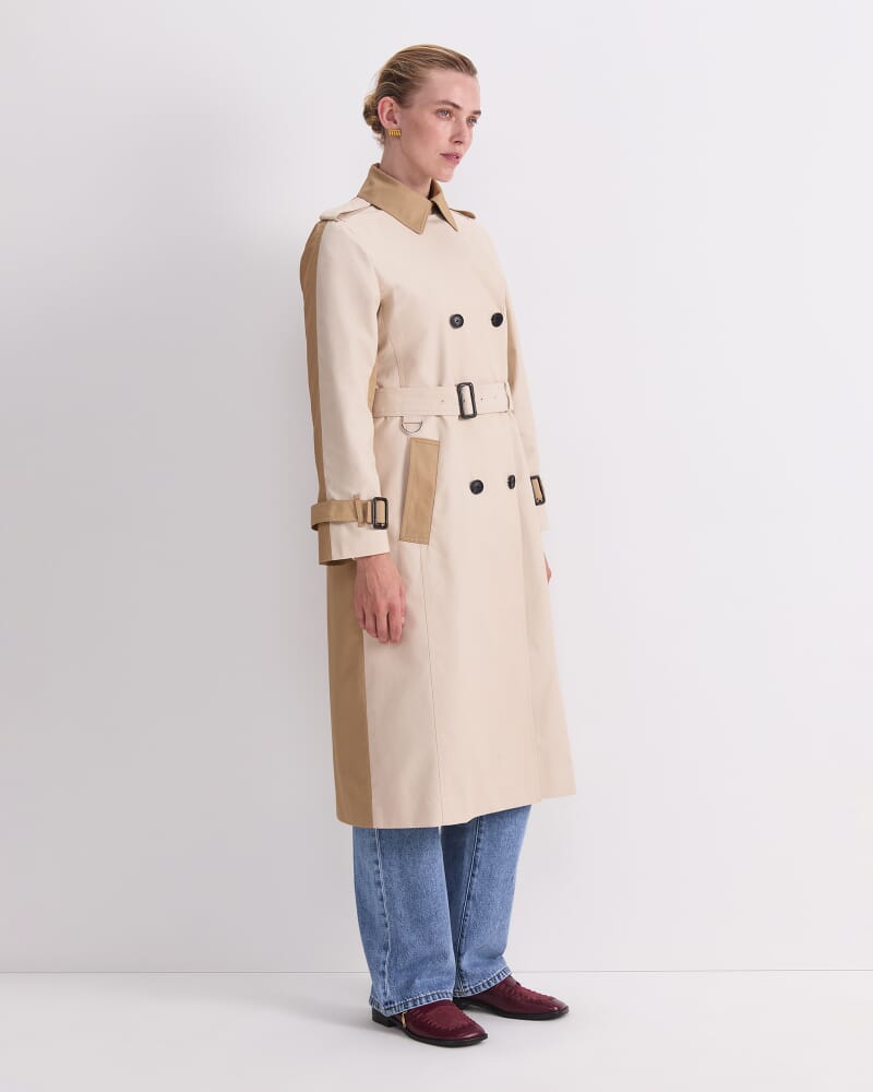 Audrey Splice Trench in PUTTY