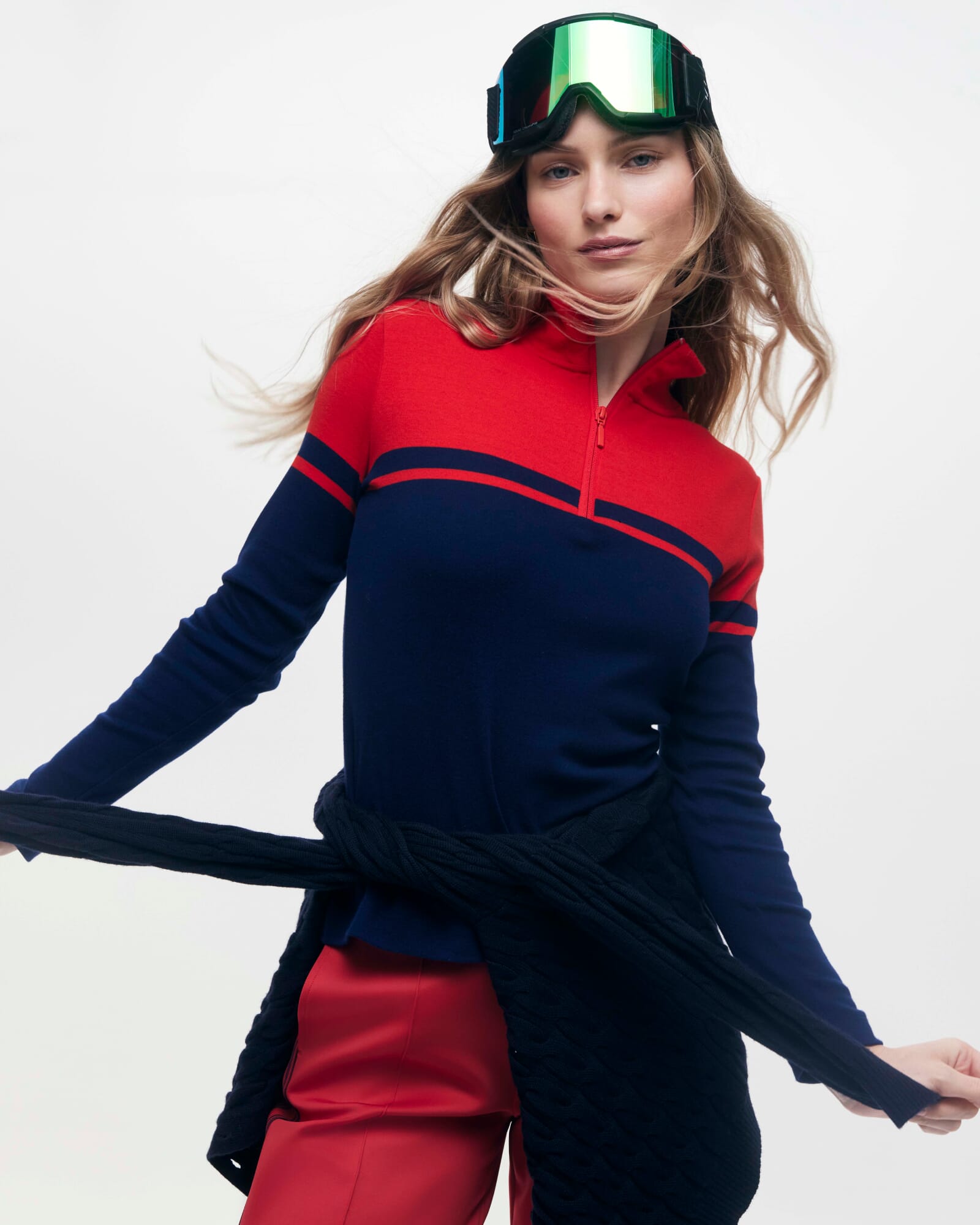 Lucy Zip Funnel Neck