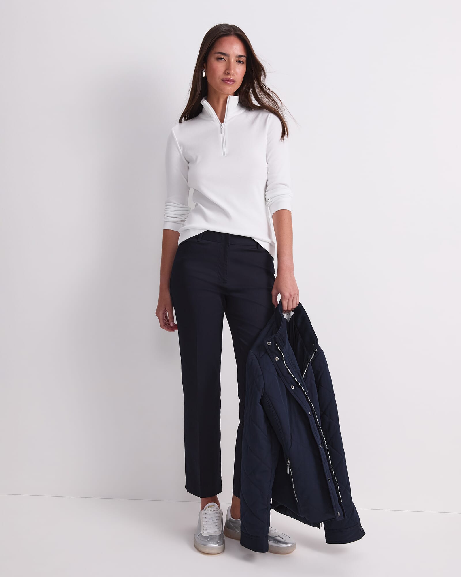 Lucy Zip Funnel Neck