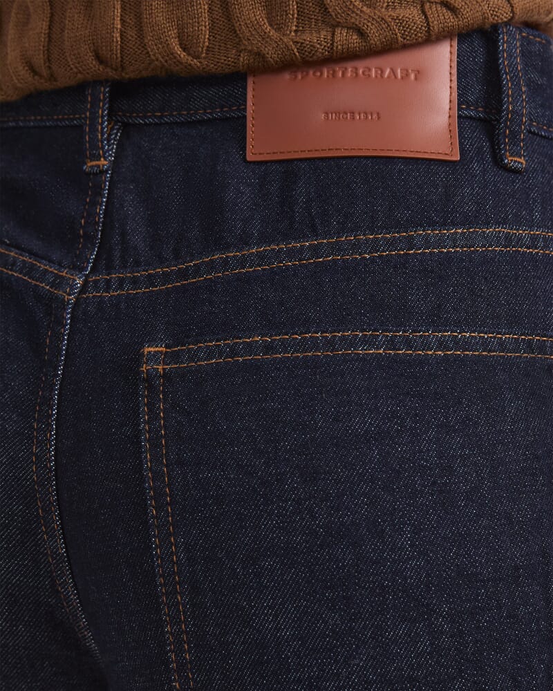 Simmi Straight Leg Jean in RAW INDIGO