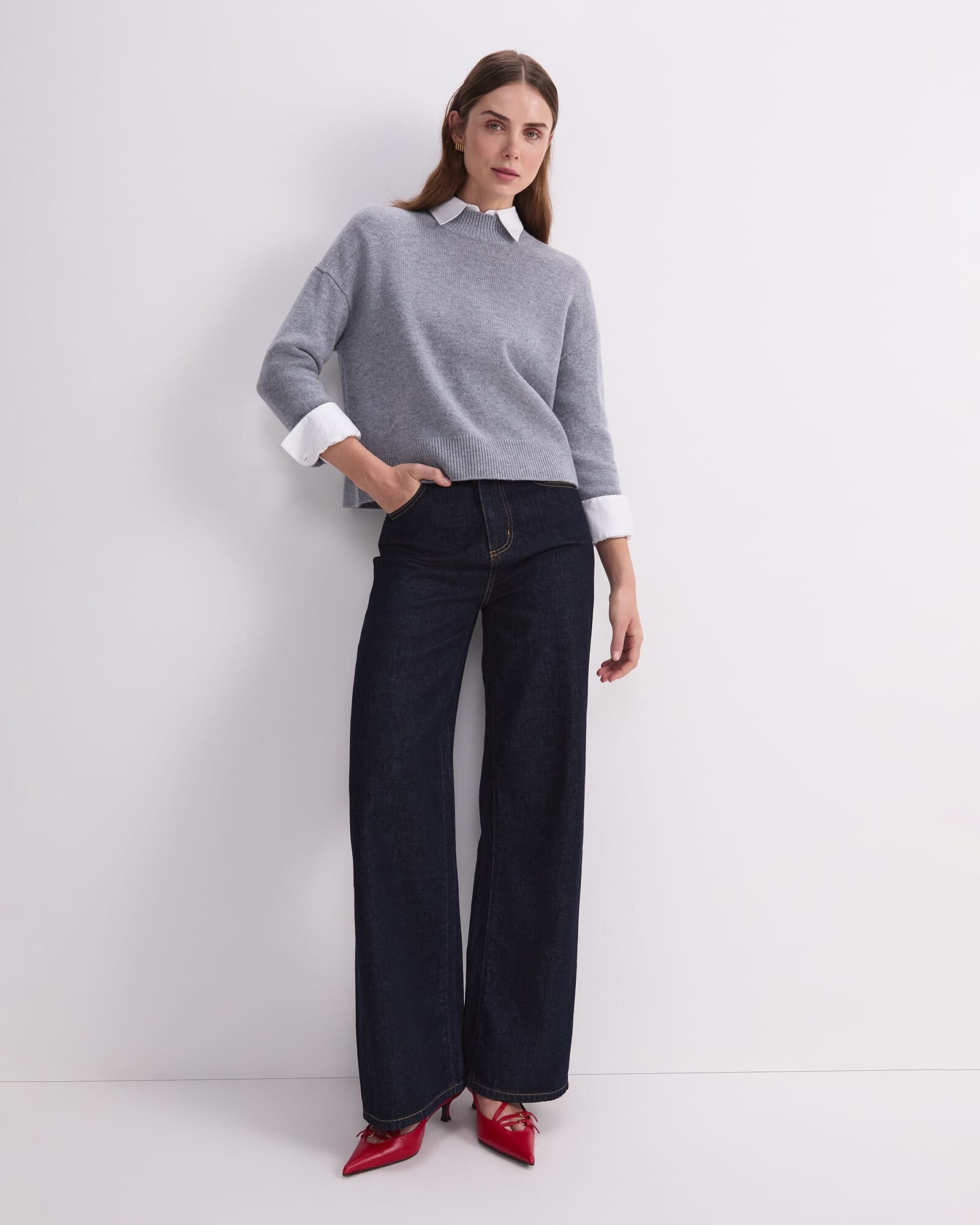 Pearl Relaxed Wool Sweater