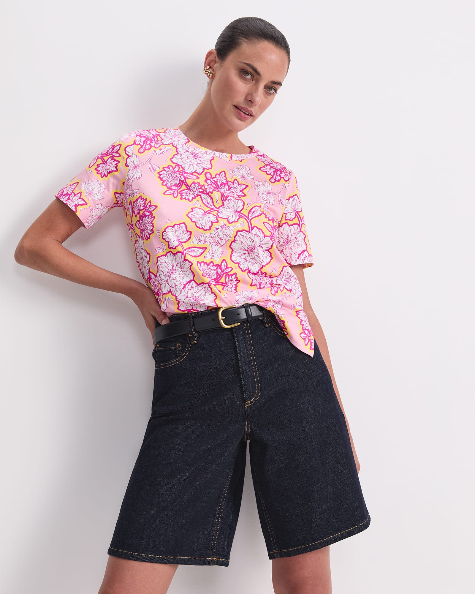Fleur Mercerised Tee
