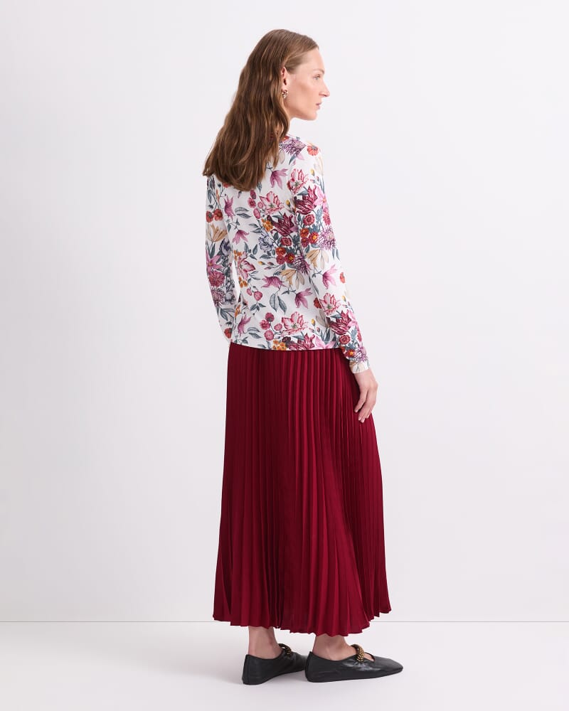 Stately Bouquet Liberty Tee in WHITE/MULTI