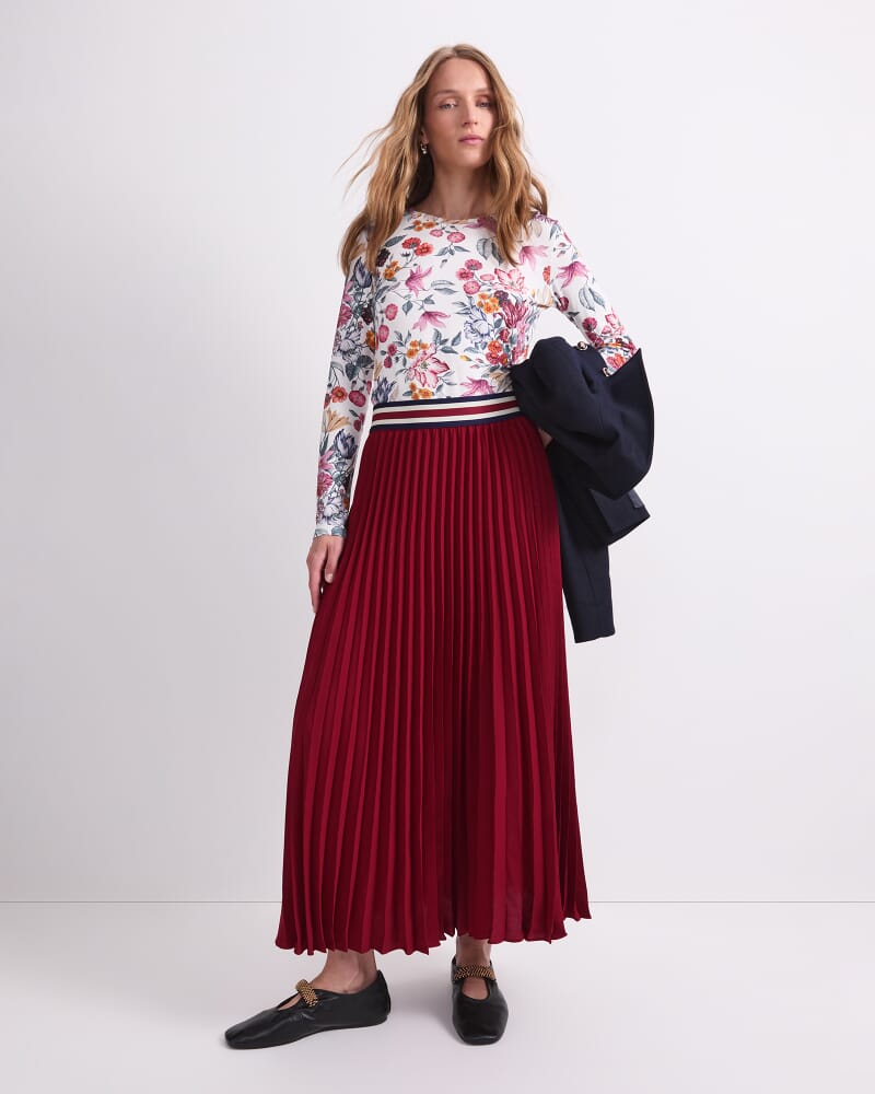 Stately Bouquet Liberty Tee in WHITE/MULTI