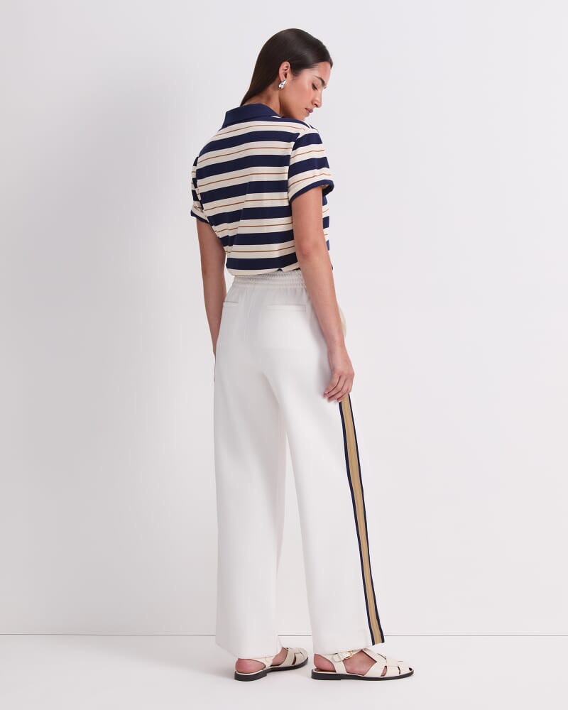 Bailey Track Pant in WHITE