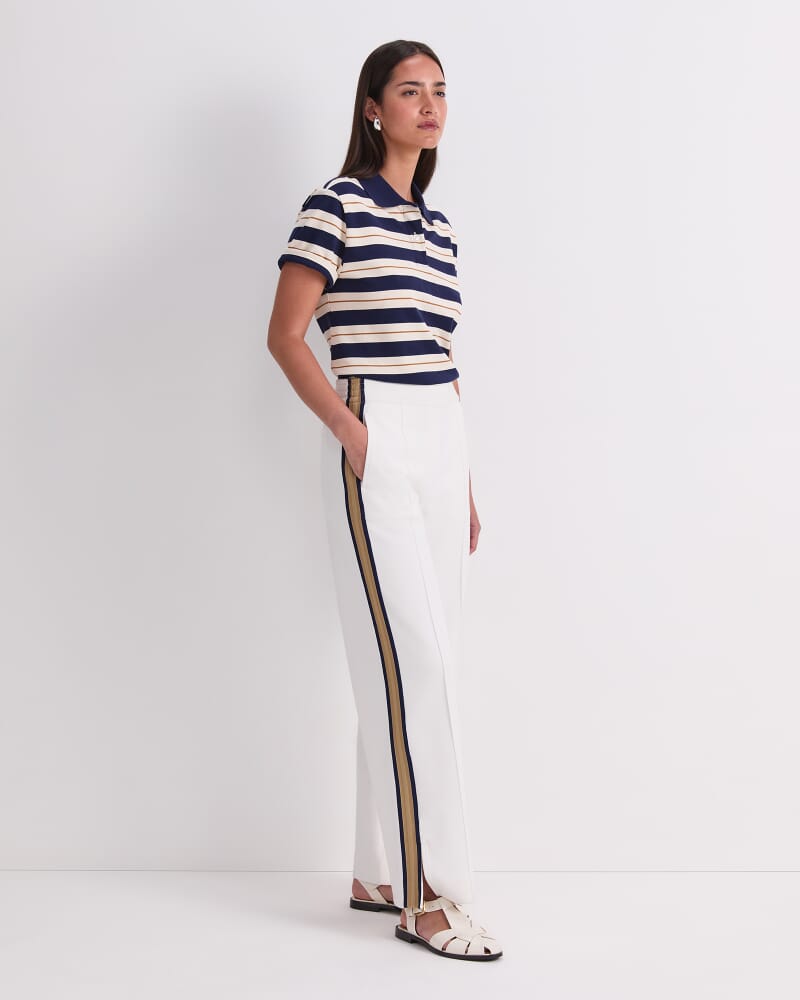 Bailey Track Pant in WHITE