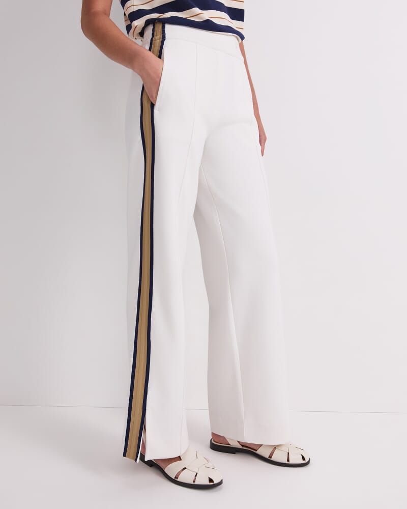 Bailey Track Pant in WHITE
