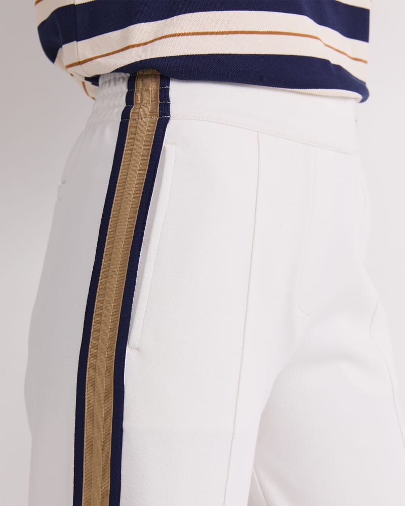 Bailey Track Pant in WHITE
