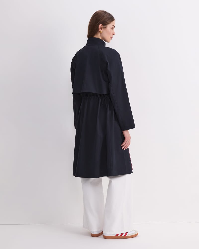 Rosie Long Anorak in NAVY