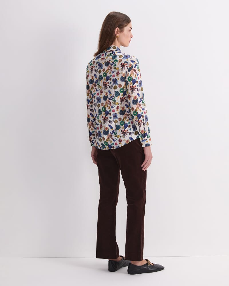 Floral Earth Liberty Magic Shirt in WHITE MULTI