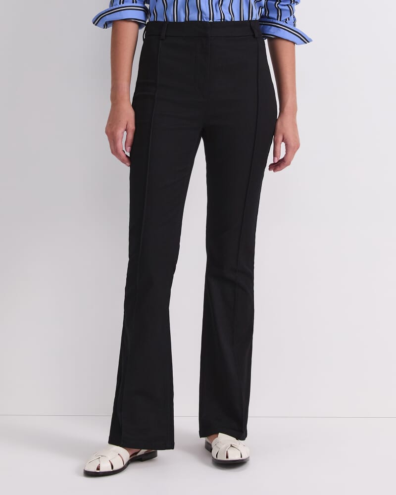 Nyra Pintuck Jean in BLACK