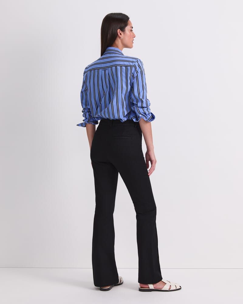 Nyra Pintuck Jean in BLACK