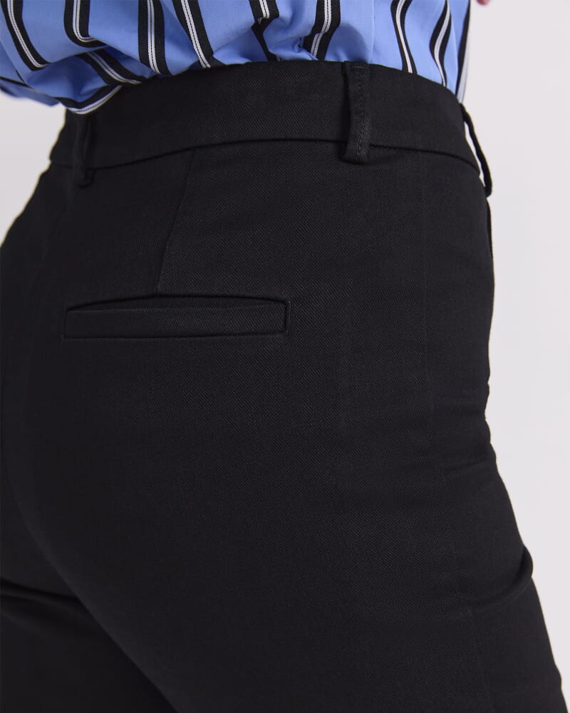 Nyra Pintuck Jean in BLACK