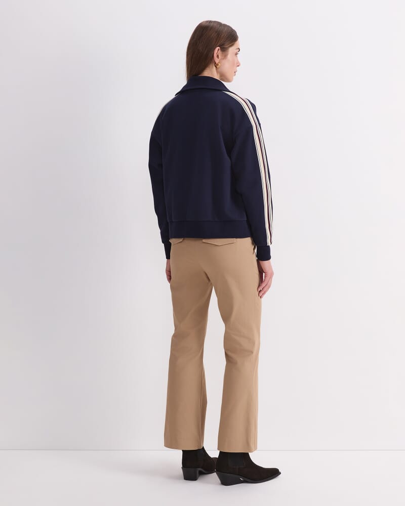 Bailey Zip Through Jumper in NAVY