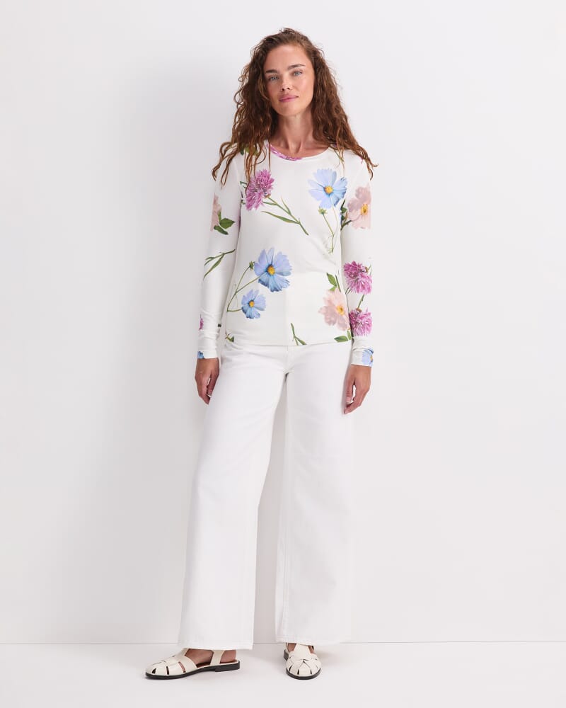 Garden Scatter Liberty Magic Tee in WHITE MULTI