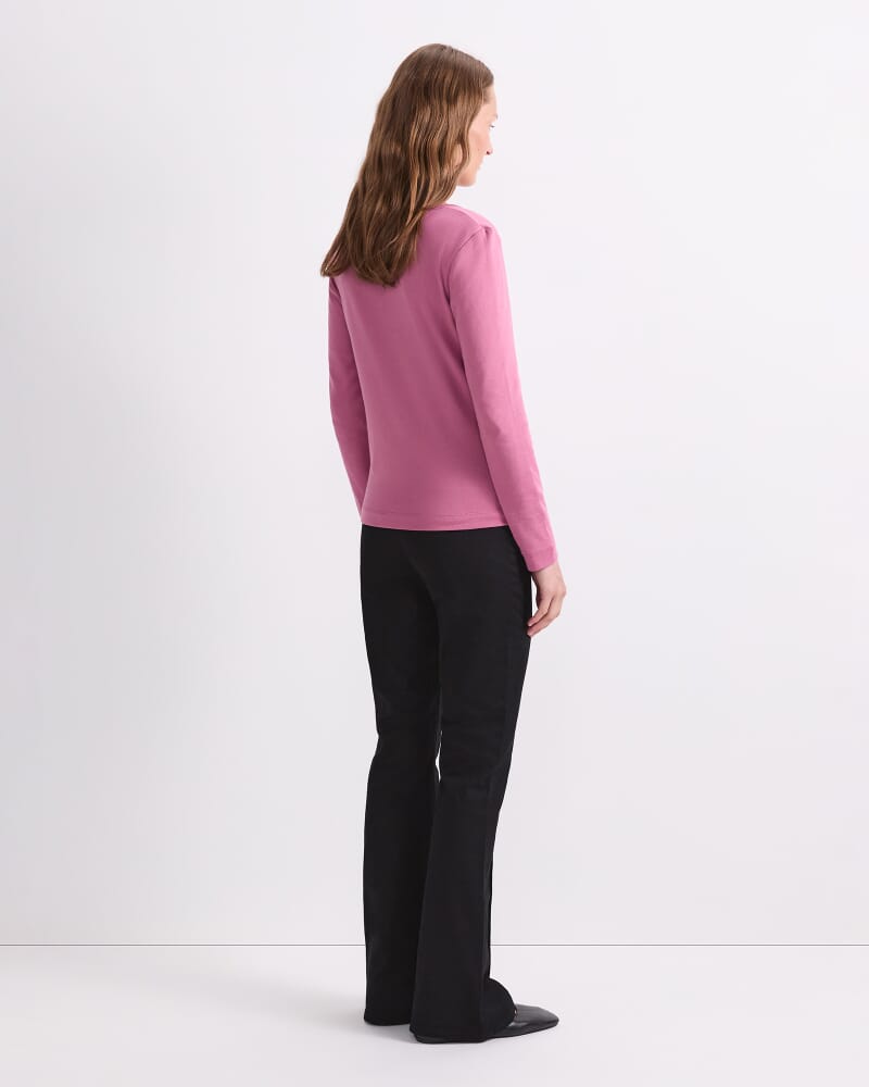 Heidi Scoop Neck Top in MUSK