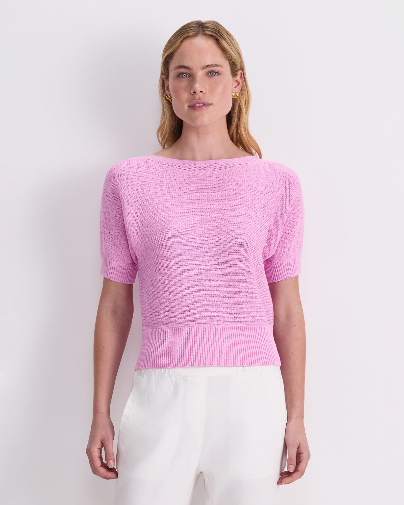 Josie Tape Yarn Batwing Tee