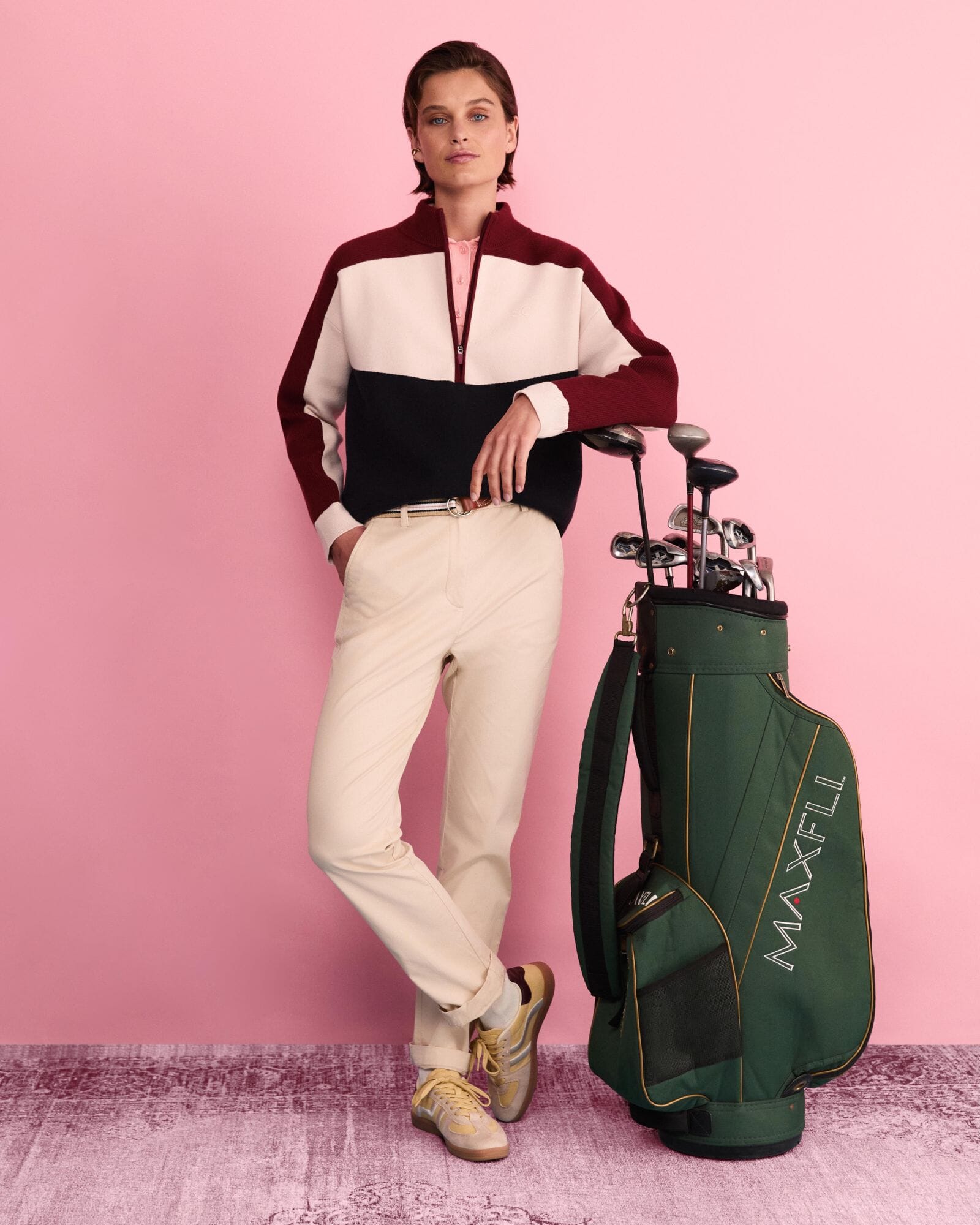 Club Sport Half Zip Knit