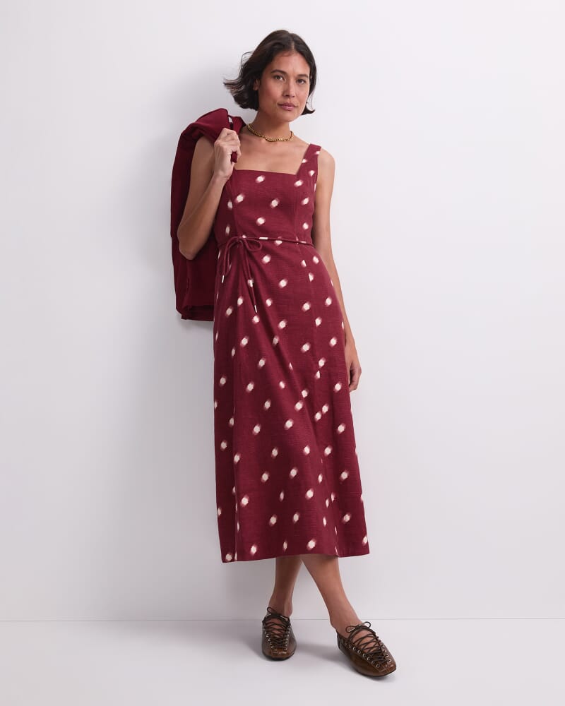 Rosa Slip Dress in PINOT