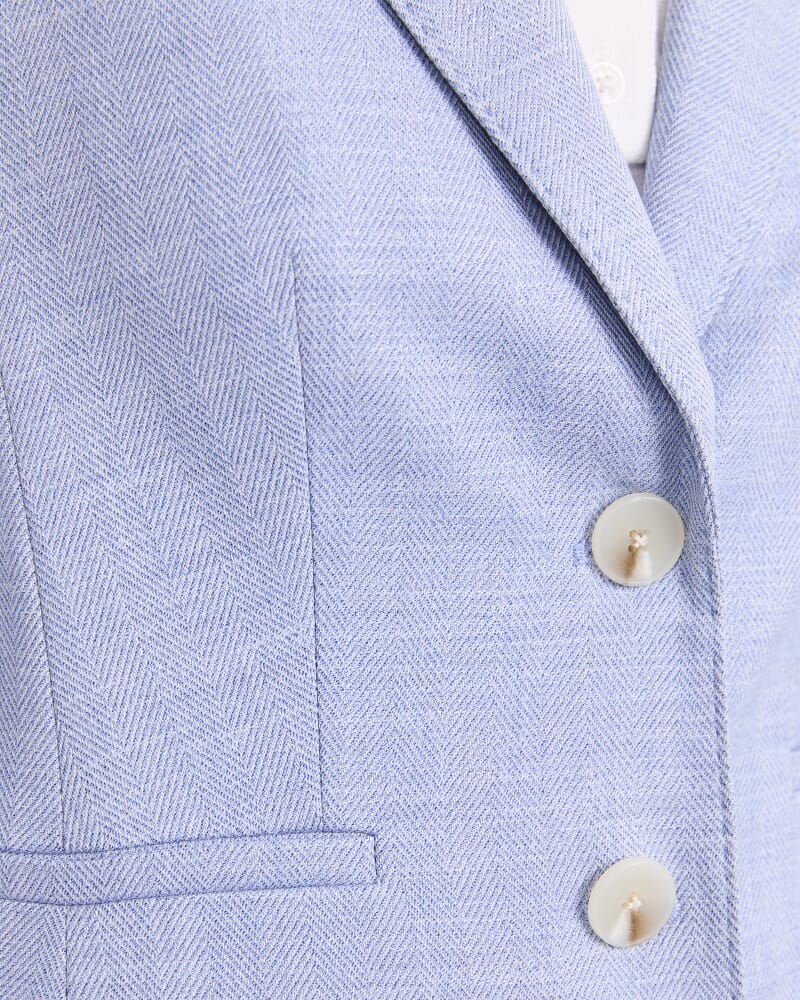 Renee Textured Blazer in BLUE